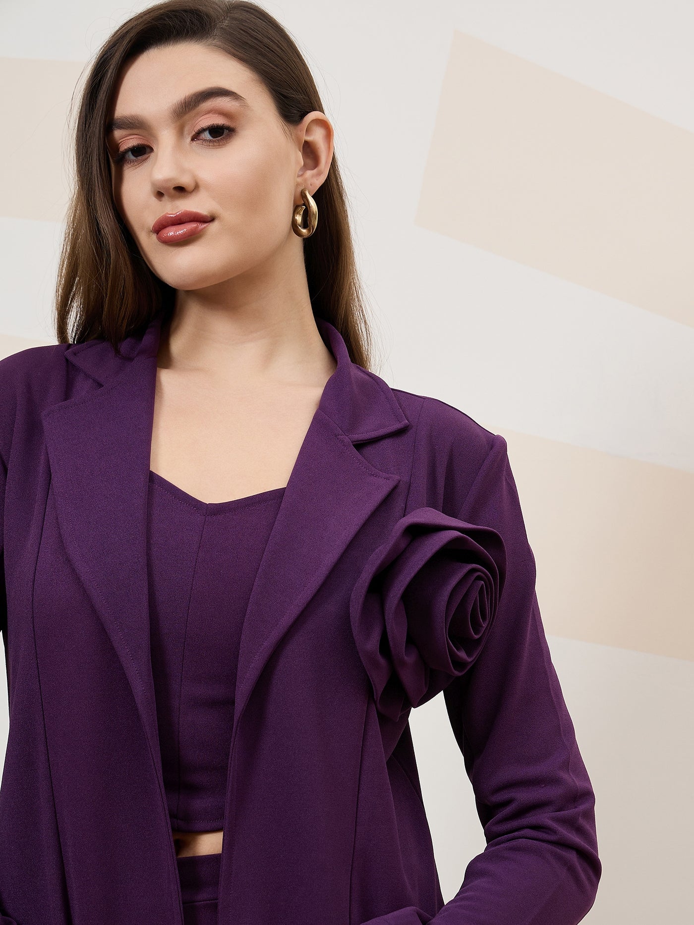 Shally Bhasin by Athena Blazer Top With Trousers Co-Ords