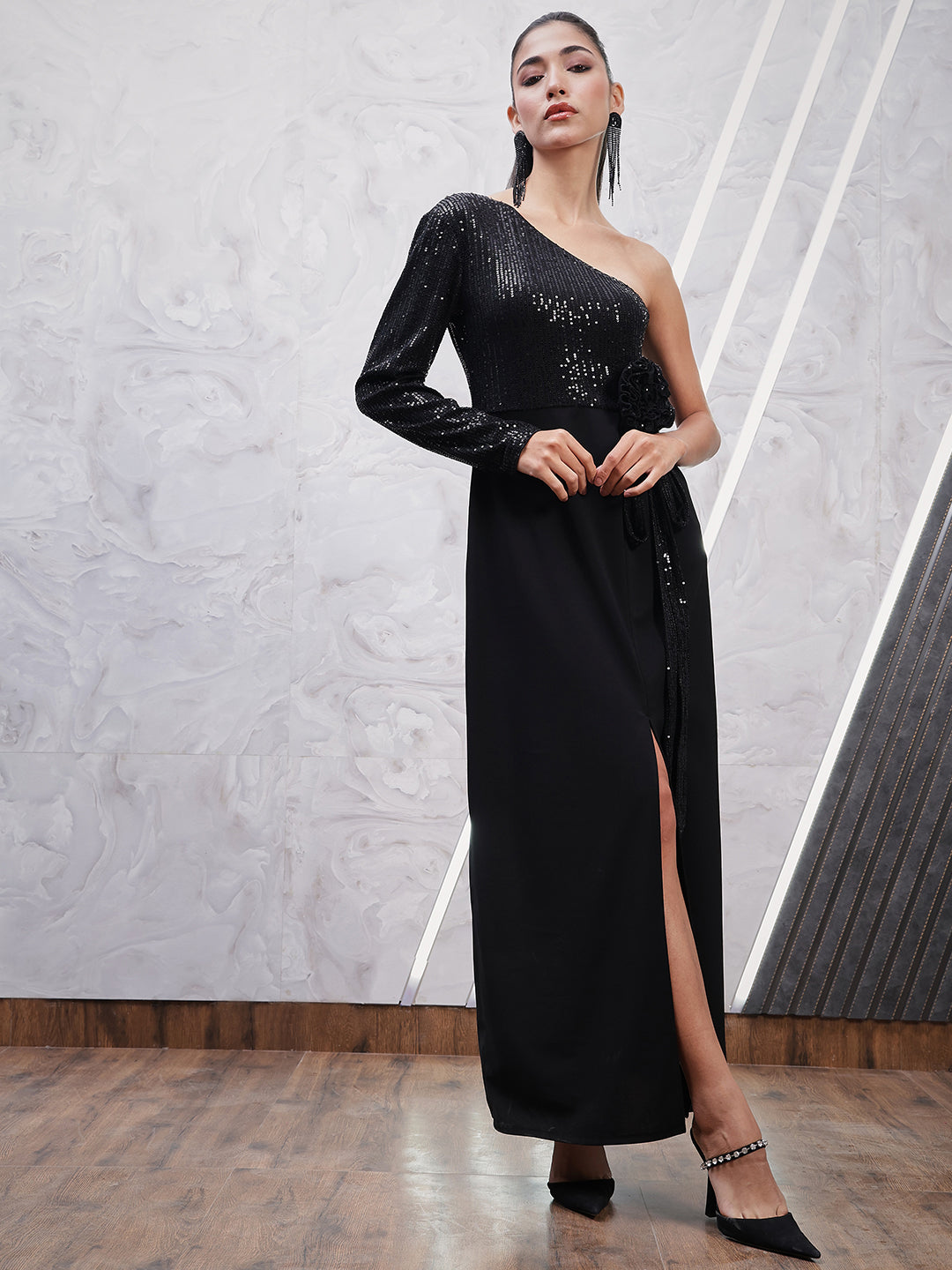 blue maxi dress cheap Blue V-Neck Maxi Dress with Open Back