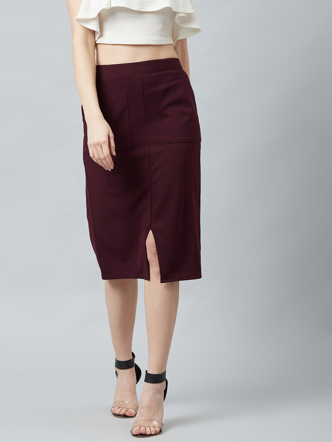 Leafacademy Ajio Pink Pencil Skirt Near Me Cotton Pencil Skirt