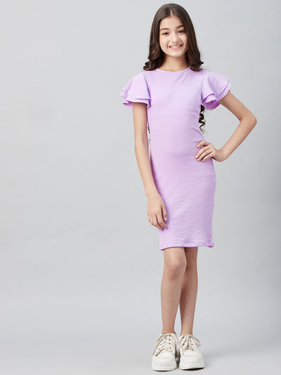 Athena Girl Purple Sheath Dress - Athena Lifestyle