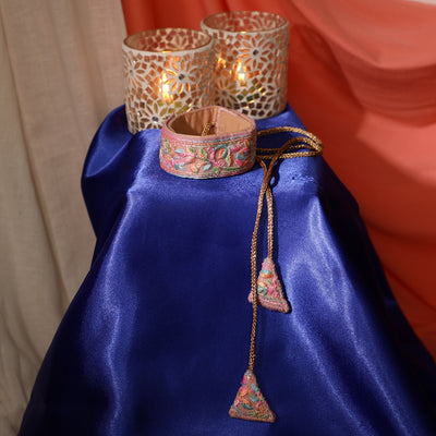 Athena Women Pink Embellished Belt - Athena Lifestyle