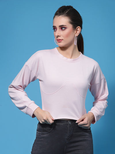 Athena Women Drop Shoulder Cotton Sweatshirt - Athena Lifestyle