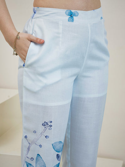 Boho By Athena Floral Printed Shirt & Trousers Co-Ord Set