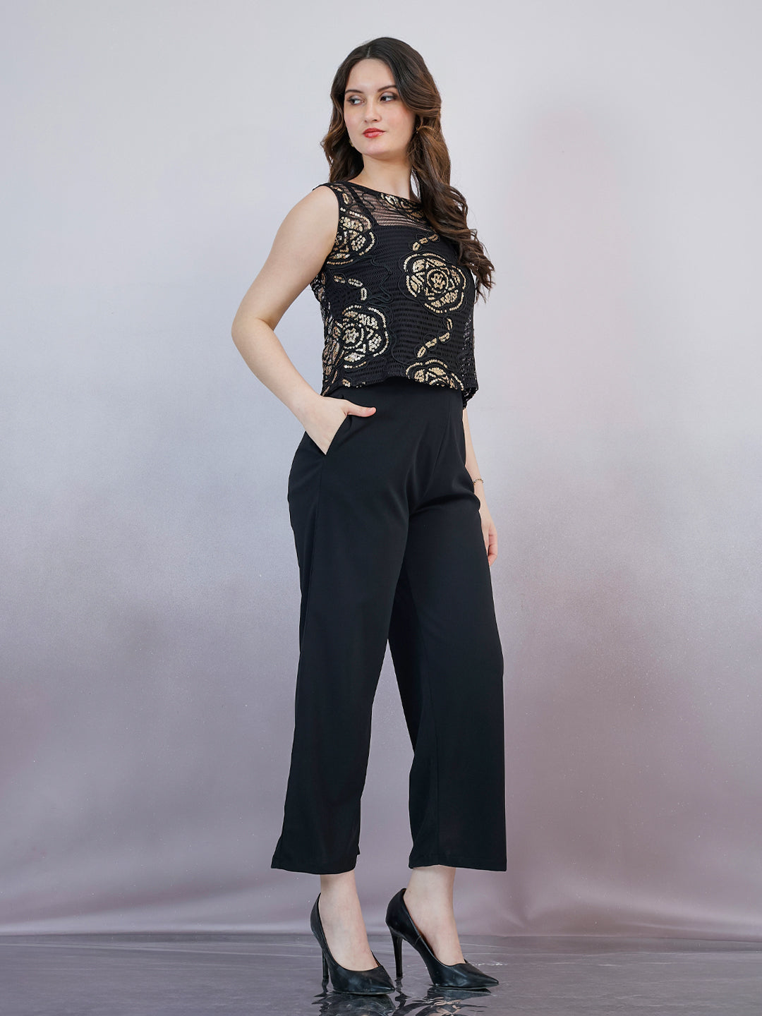 Shally Bhasin by Athena Women Embellished Basic Jumpsuit