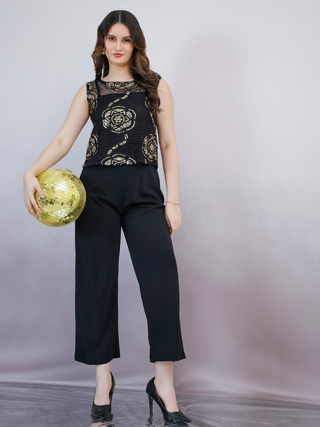 Shally Bhasin by Athena Women Embellished Basic Jumpsuit