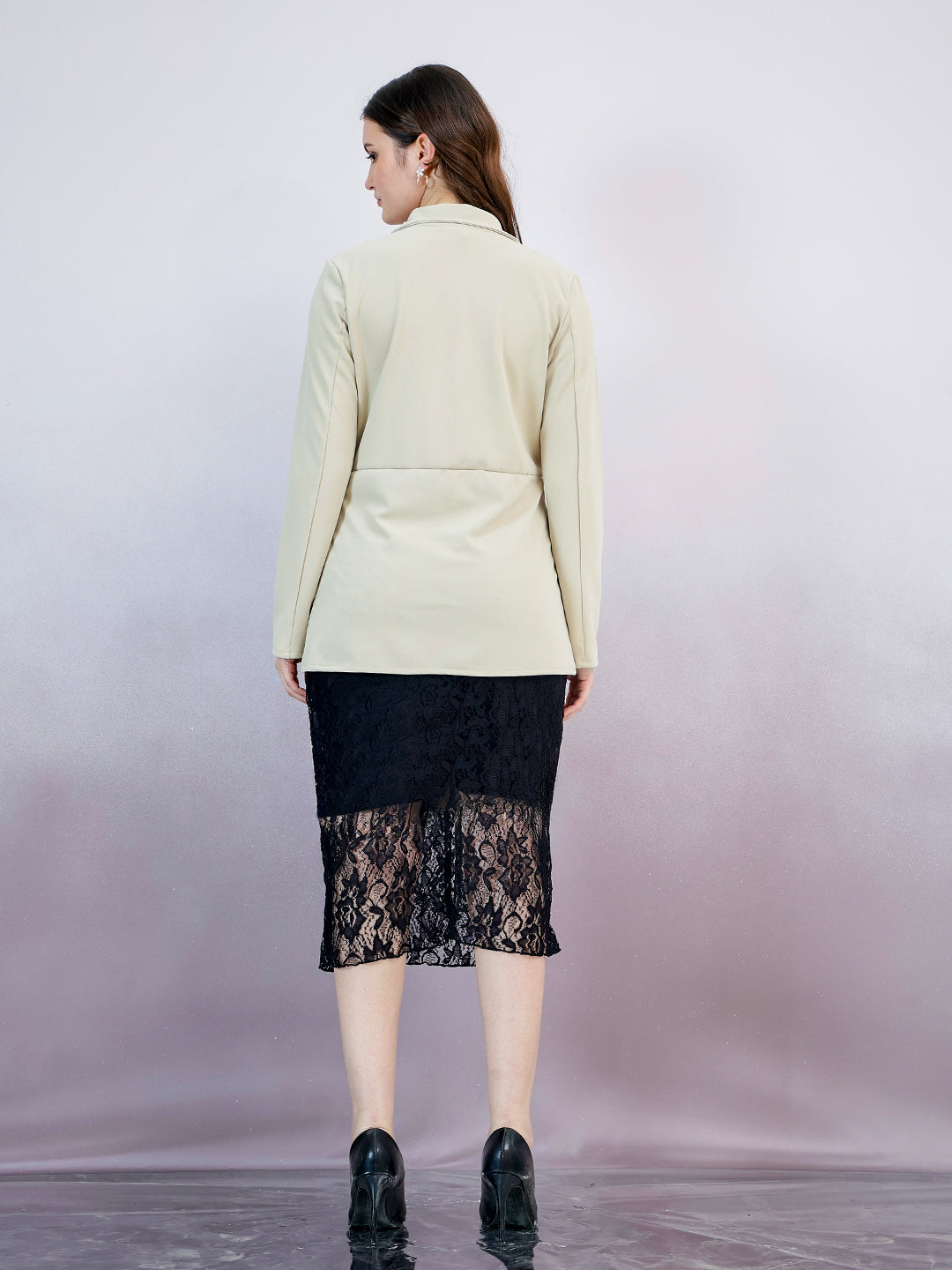 Shally Bhasin by Athena Women Lace Midi Dress