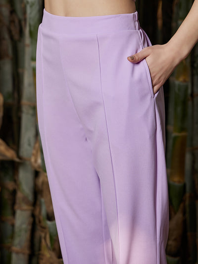 Athena Women Valentino Crop Top With Trouser Co-Ord Set - Athena Lifestyle