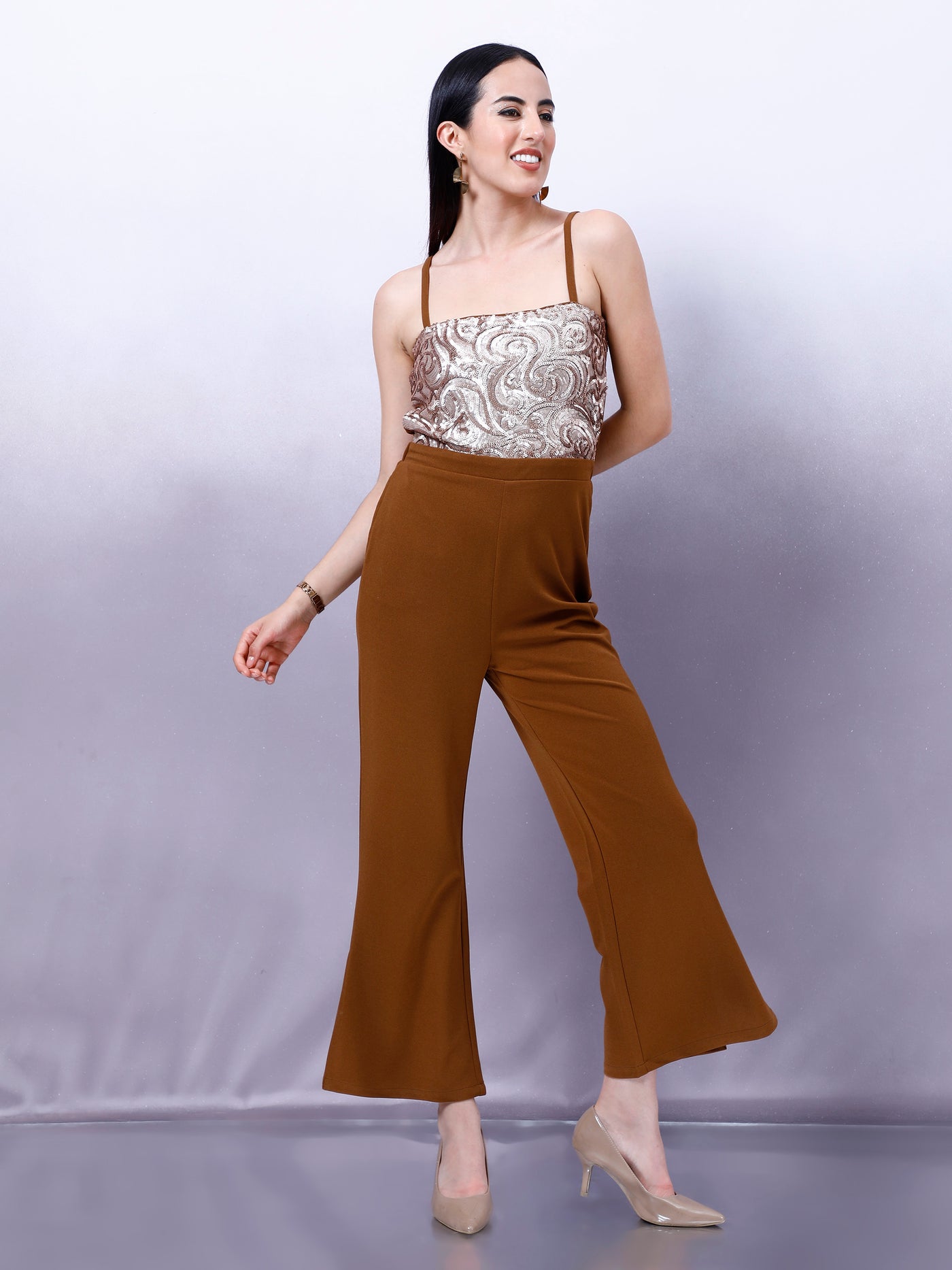 Athena Women Basic Jumpsuit with Embellished