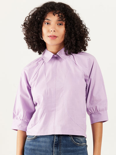 Athena Cotton Shirt Style Top