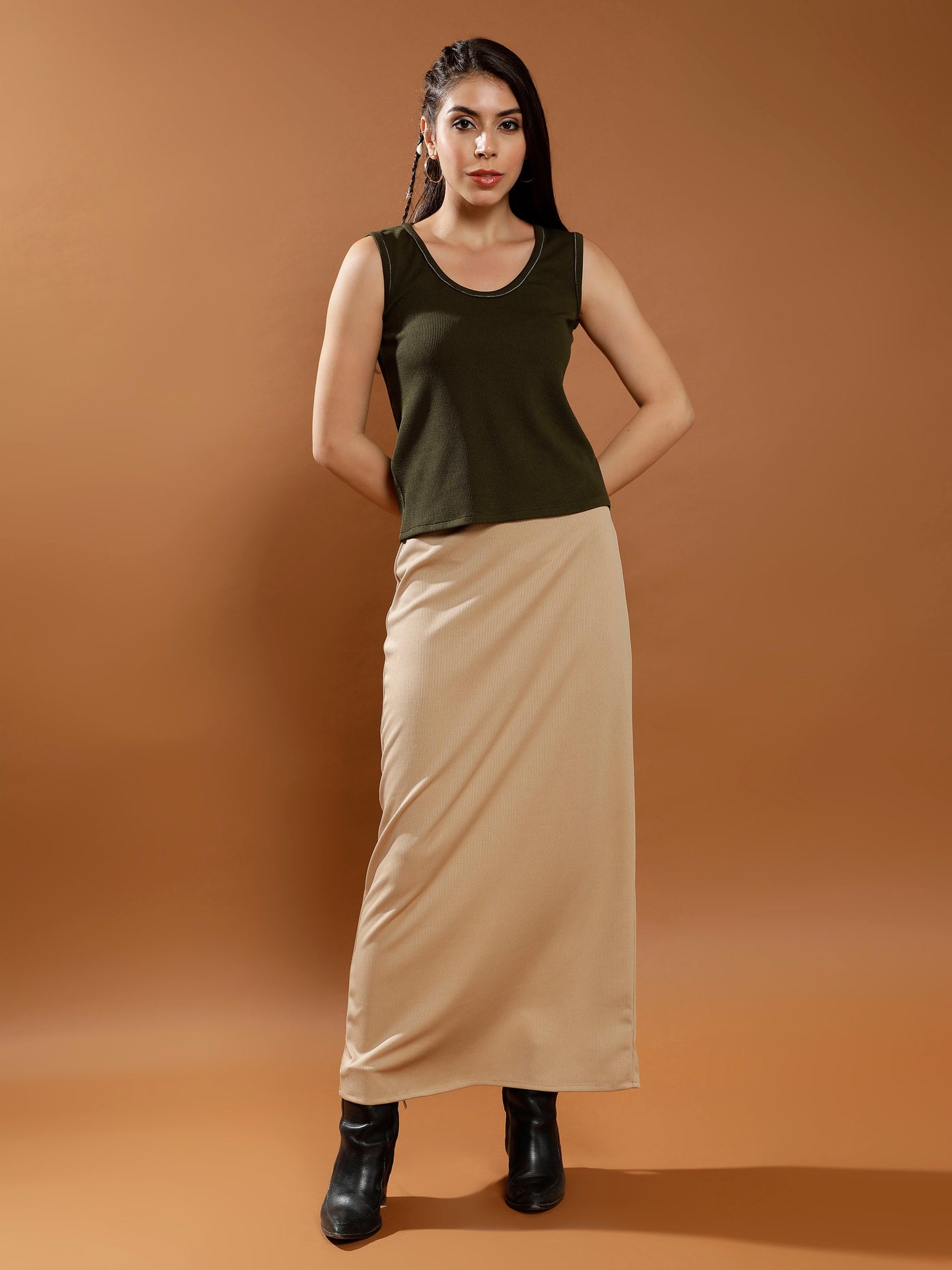 Athena Immutable Ribbed Maxi Skirts