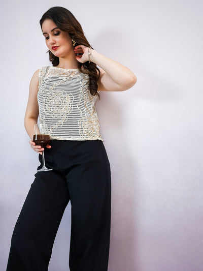 Shally Bhasin by Athena Women Basic Jumpsuit with Embellished