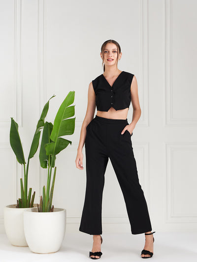 Athena V-Neck Top With Trousers Co-Ords - Athena Lifestyle