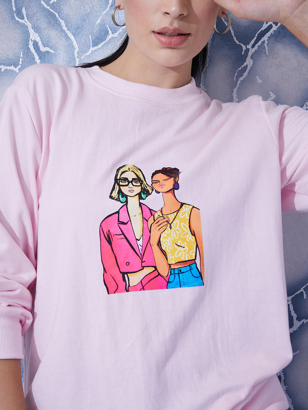 Athena Graphic Printed Sweatshirt
