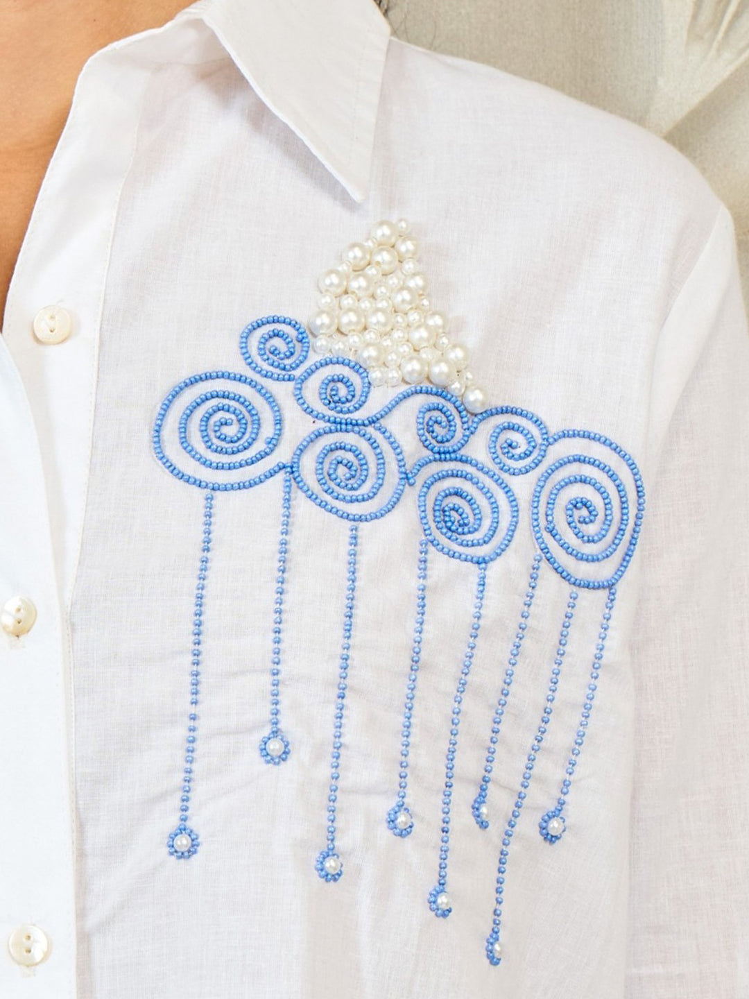 Shally Bhasin by Athena Women Relaxed Fit Solid Spread Collar Cotton Casual Shirt