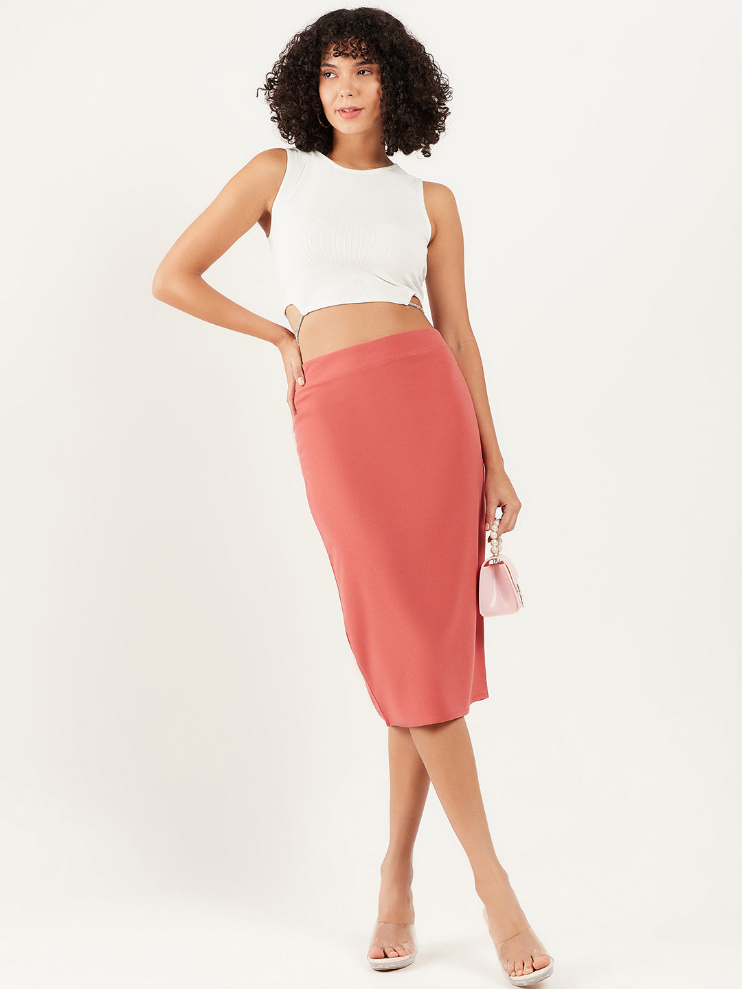 Athena Knee Length Pencil Skirt