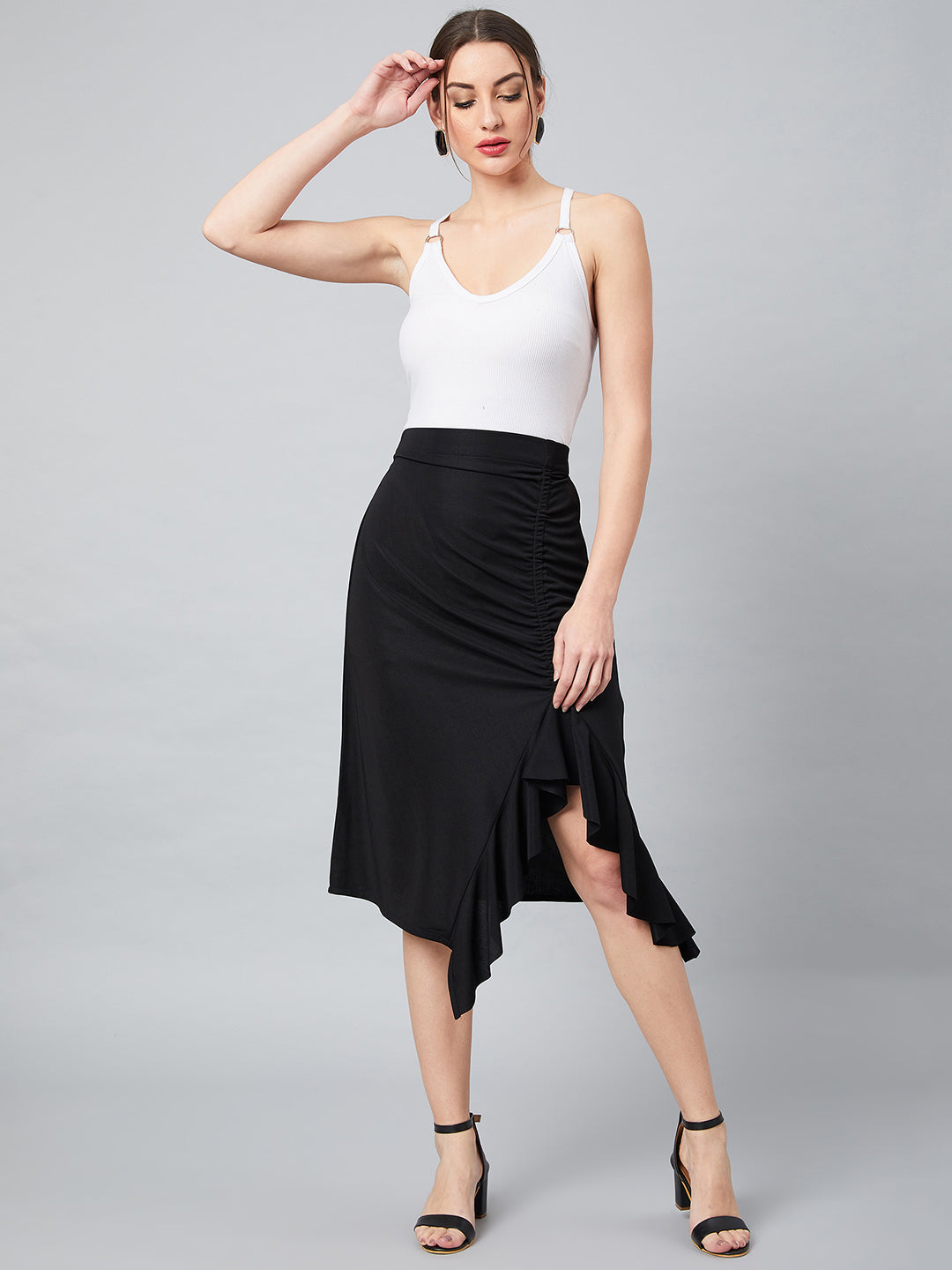 Athena Women Straight Midi Skirts