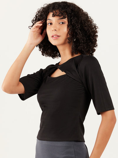 Athena Twisted Cut-Outs Top