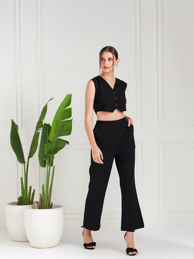 Athena V-Neck Top With Trousers Co-Ords - Athena Lifestyle