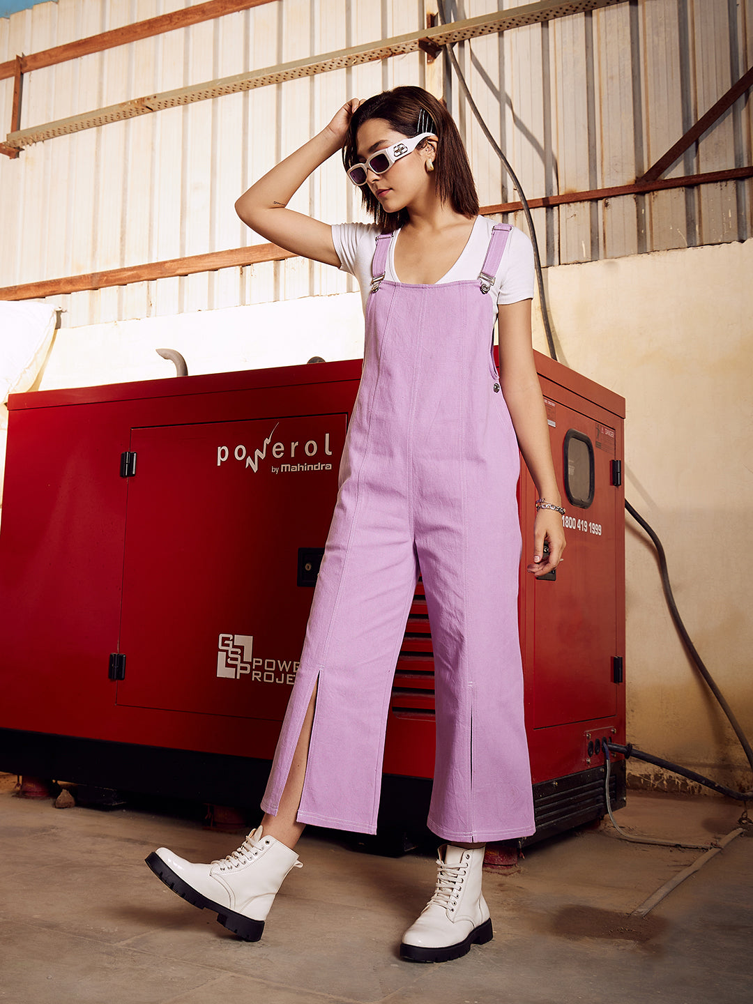 専用ページ。denim dungaree Long denim dungarees - Kids | MANGO USA