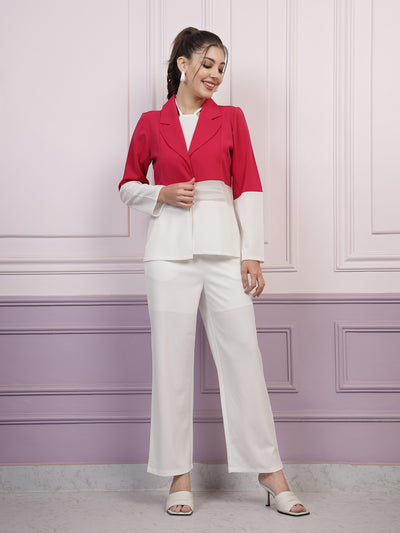 Athena Colorblocked Coat & Trousers