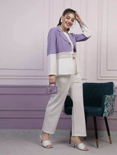 Athena Colourblocked Coat & Trousers