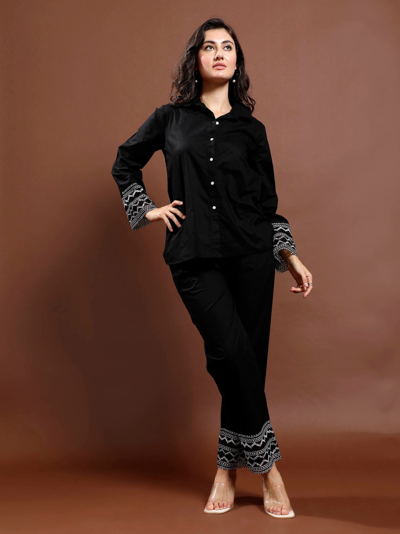 Athena Cotton Shirt & Trousers Co-Ords