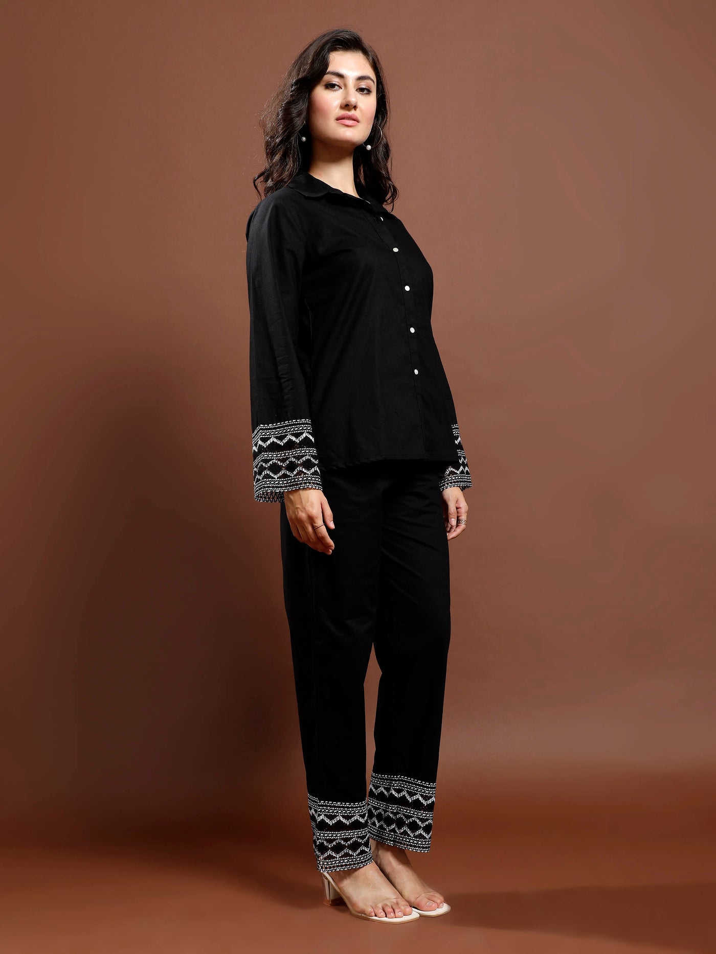 Athena Cotton Shirt & Trousers Co-Ords