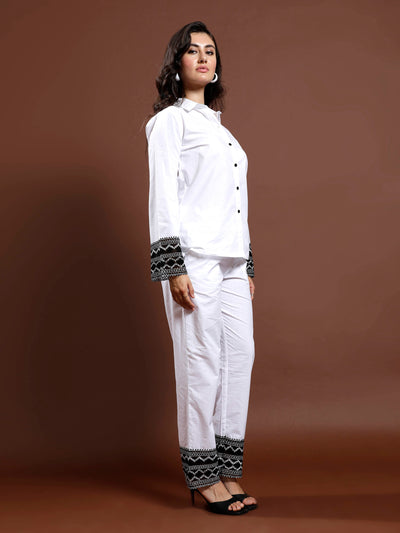 Athena Cotton Shirt & Trousers Co-Ord