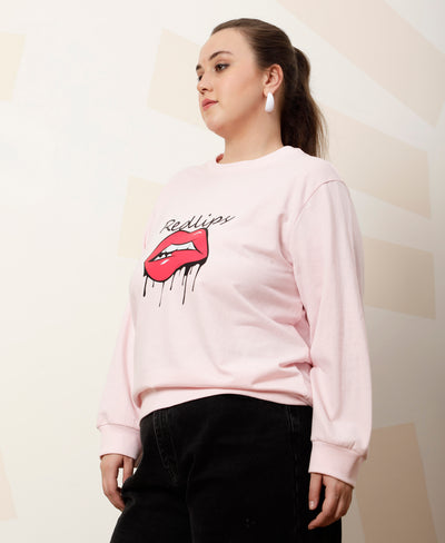 Athena Ample Women Printed Sweatshirt