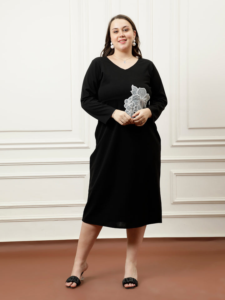 Athena Ample Embellished Scuba Bodycon Midi Dress athenalifestyle.com Athena Ample Embellished Scuba Bodycon Midi Dress athenalifestyle.com
