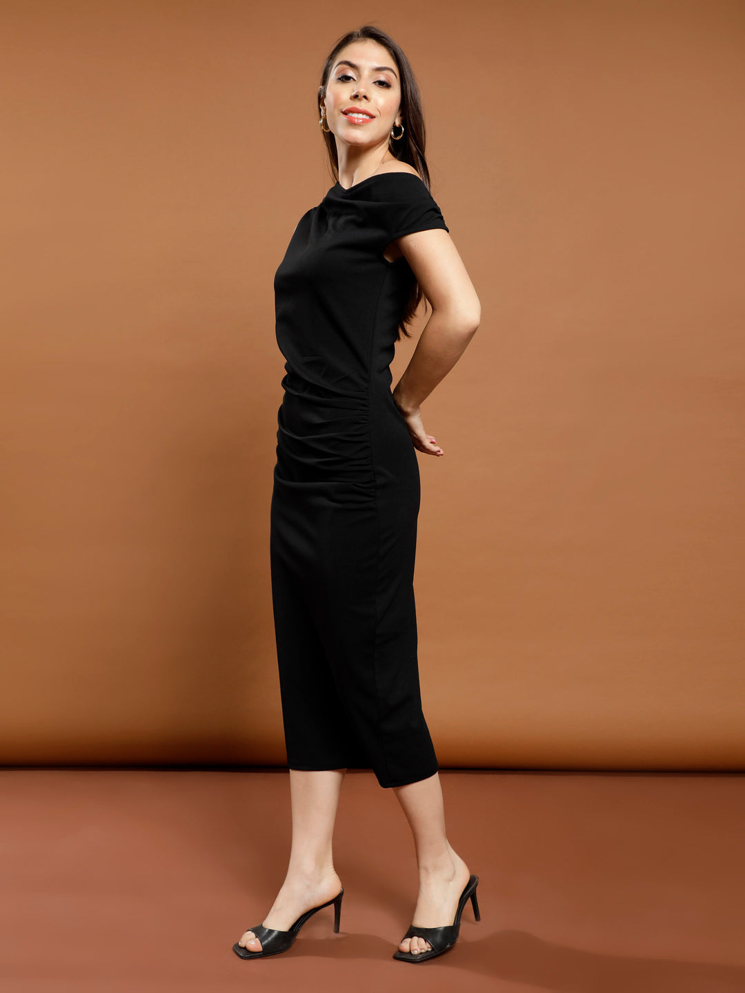 athena one shoulder scuba bodycon midi dress reviews Athena Women Solid Off-Shoulder Bodycon Midi Dress – athenalifestyle.com