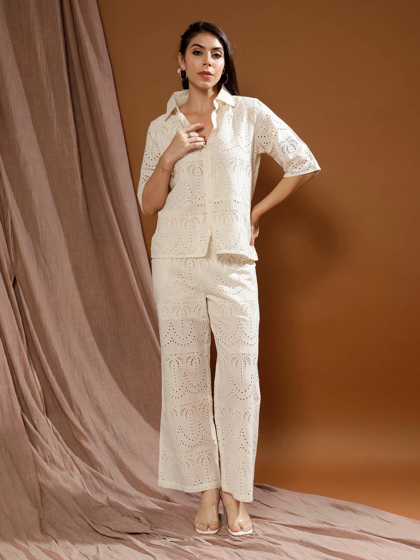 Boho By Athena Self-Designed Pure Cotton Shirt & Trouser Co-Ords