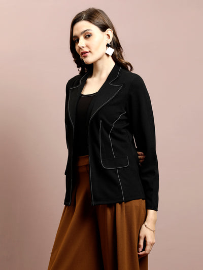 Athena Immutable Single-Breasted Detailing Blazer