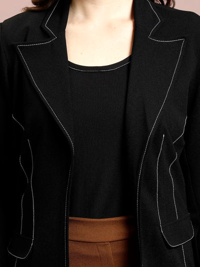 Athena Immutable Single-Breasted Detailing Blazer