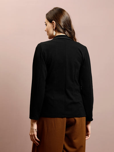 Athena Immutable Single-Breasted Detailing Blazer