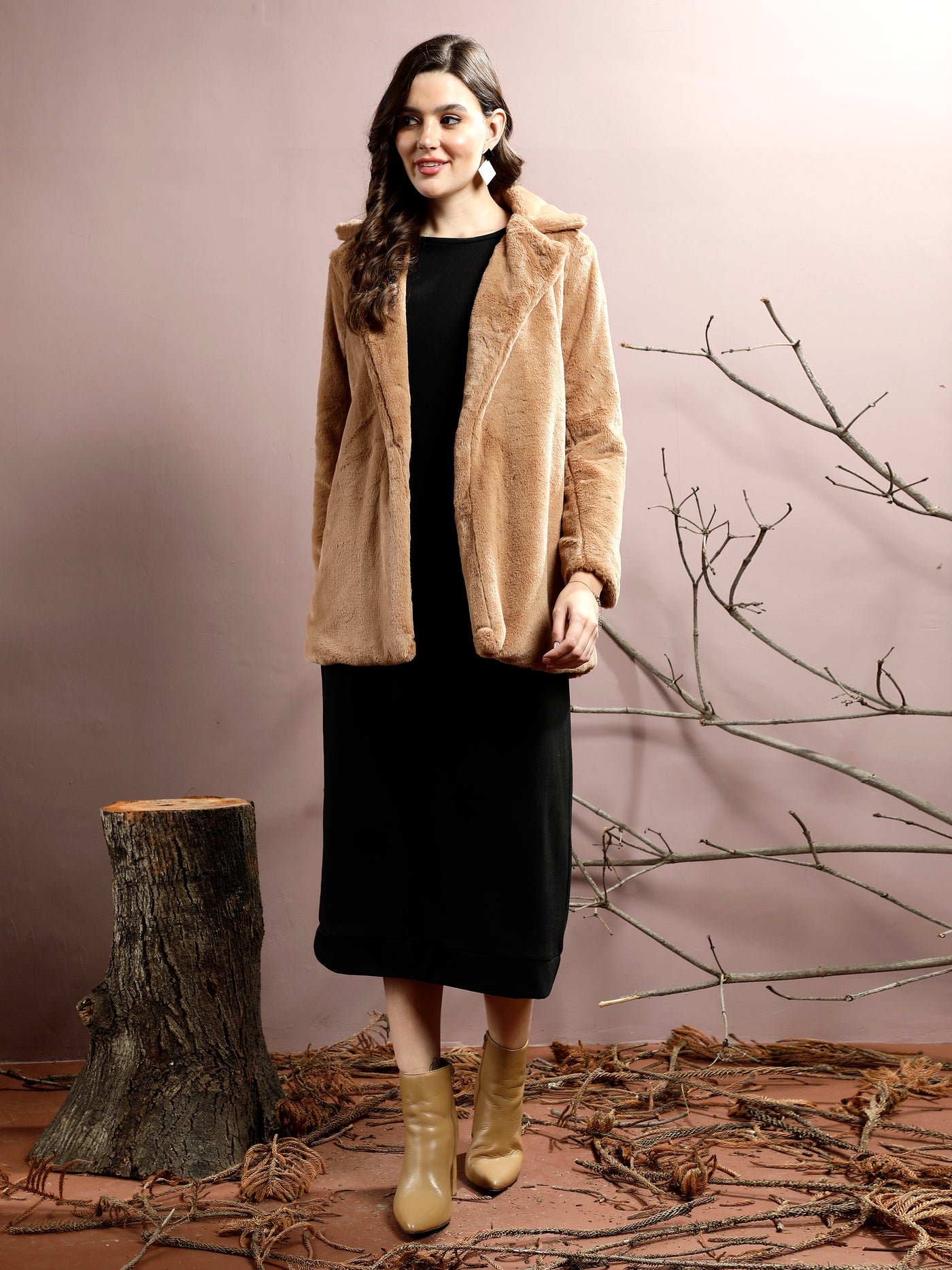 Athena Hip Length Overcoat