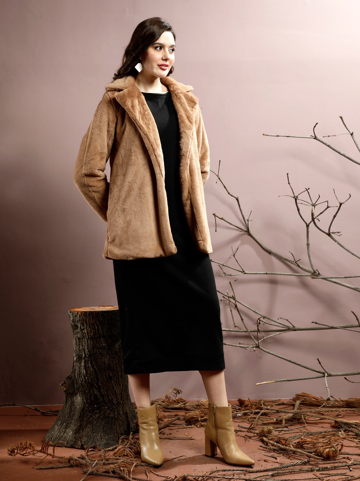 Athena Hip Length Overcoat