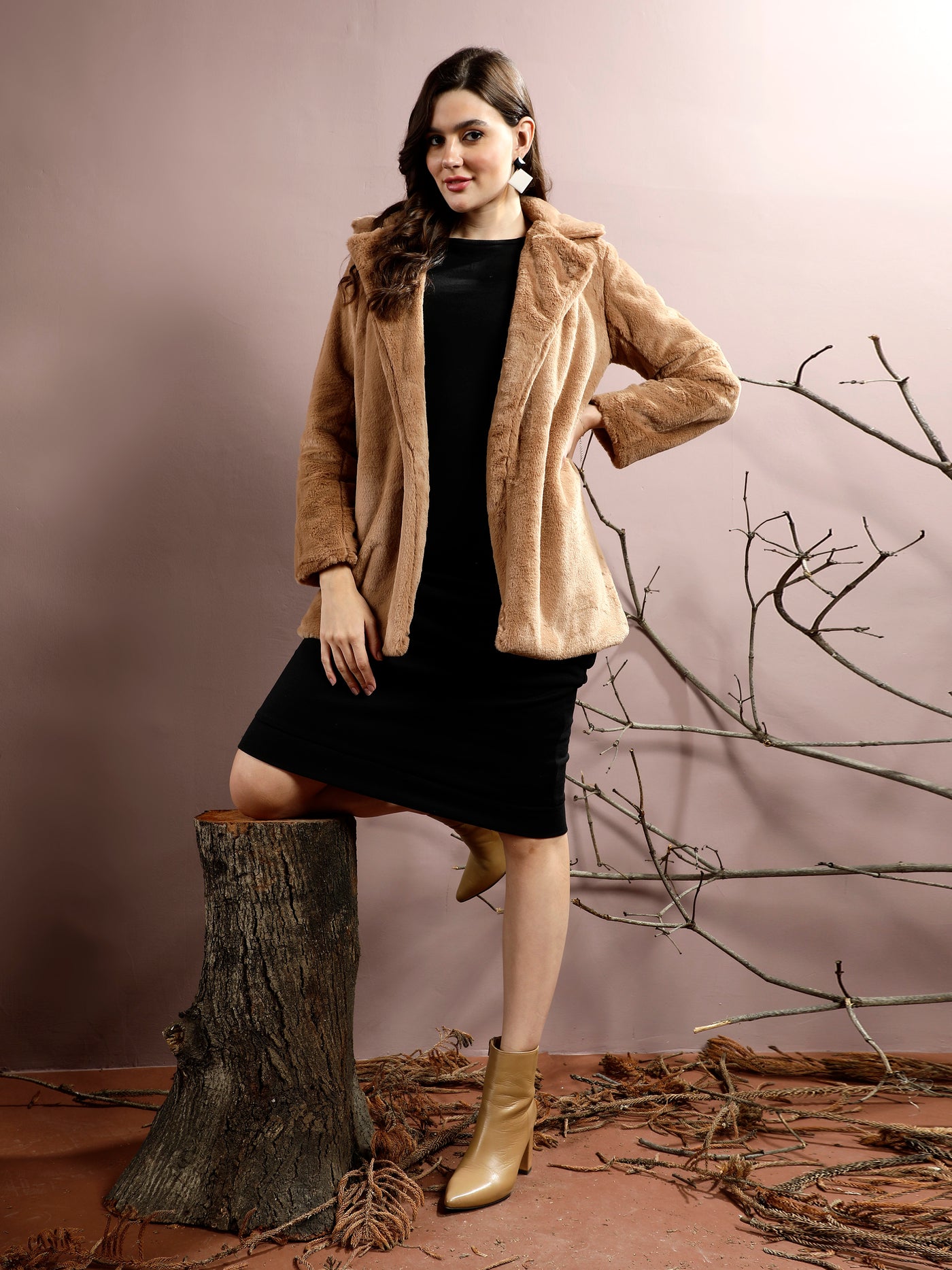 Athena Hip Length Overcoat