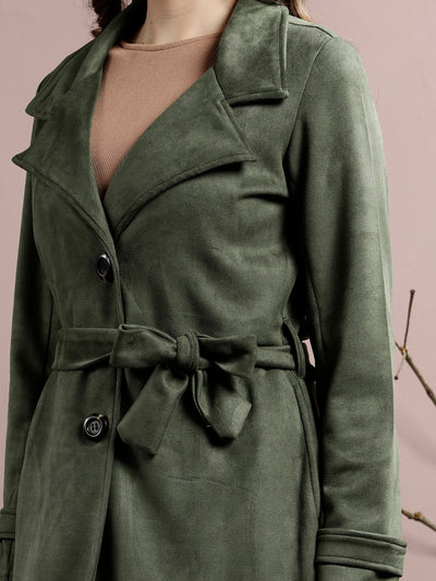 Athena Notched Collar Longline Over Coat