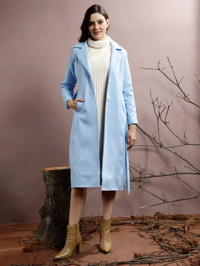 Athena Notched Collar Longline Over Coat