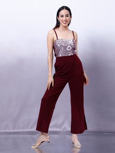 Athena Women Embellished Basic Jumpsuit