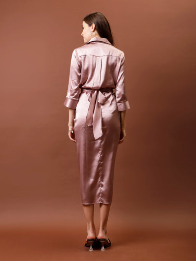 Athena Shirt With Knotting Skirts Co-Ords