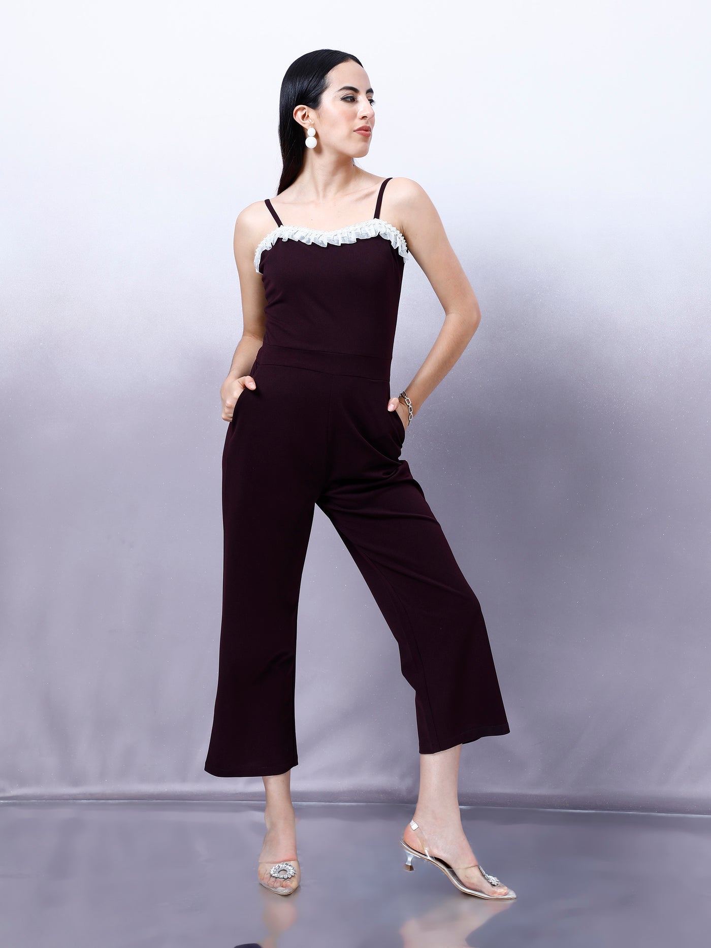 Athena Basic Jumpsuit with Embellished