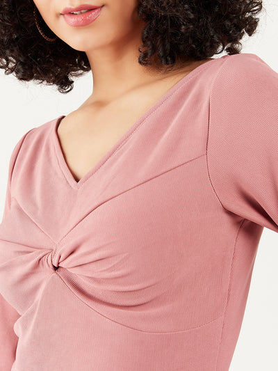 Athena V-Neck Twisted Top