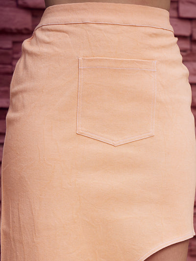 Athena Denim Pure Cotton Top With Skirt