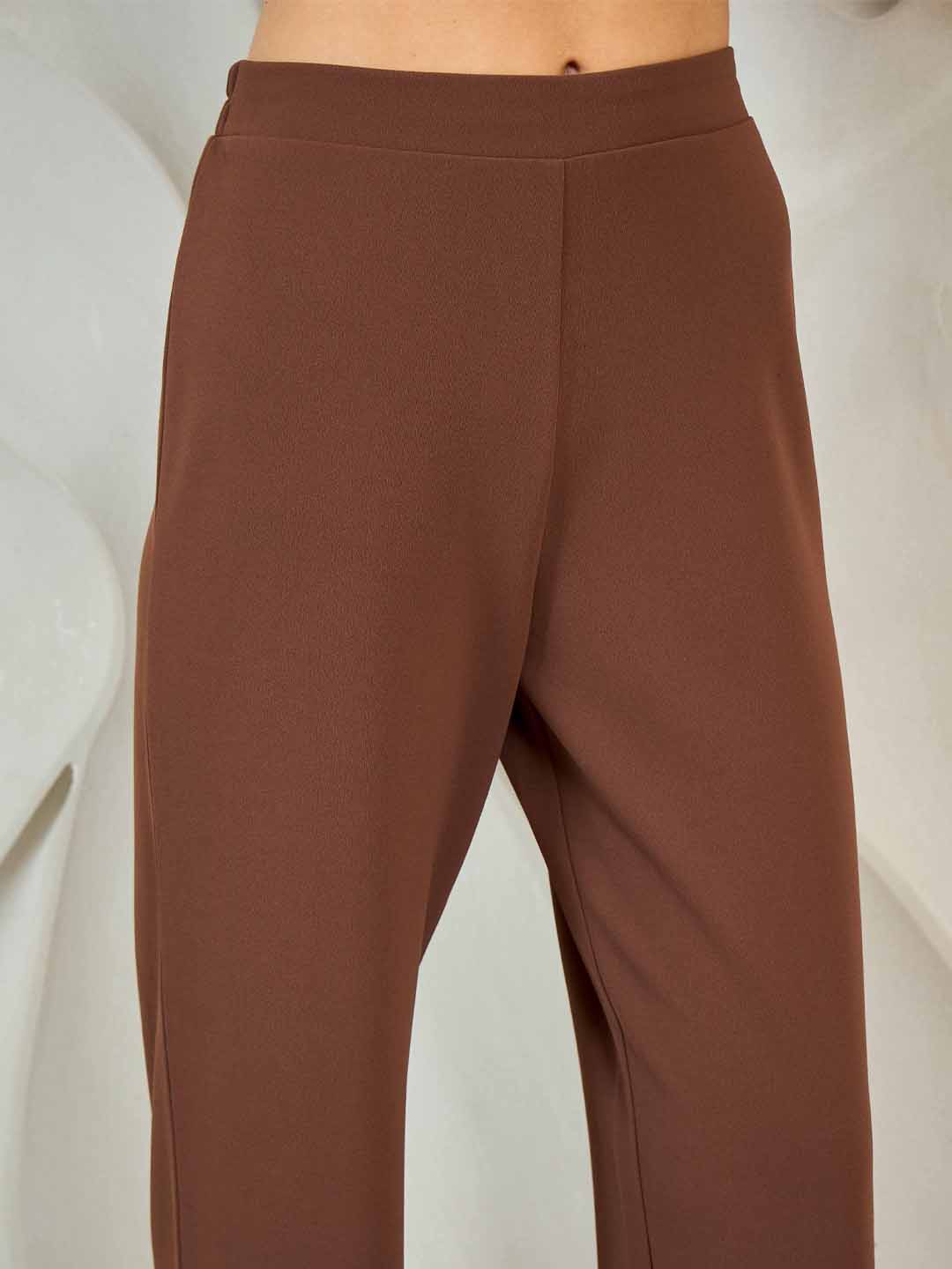 Shally Bhasin by Athena Embroidered Batwing Top With Trousers Co-Ords