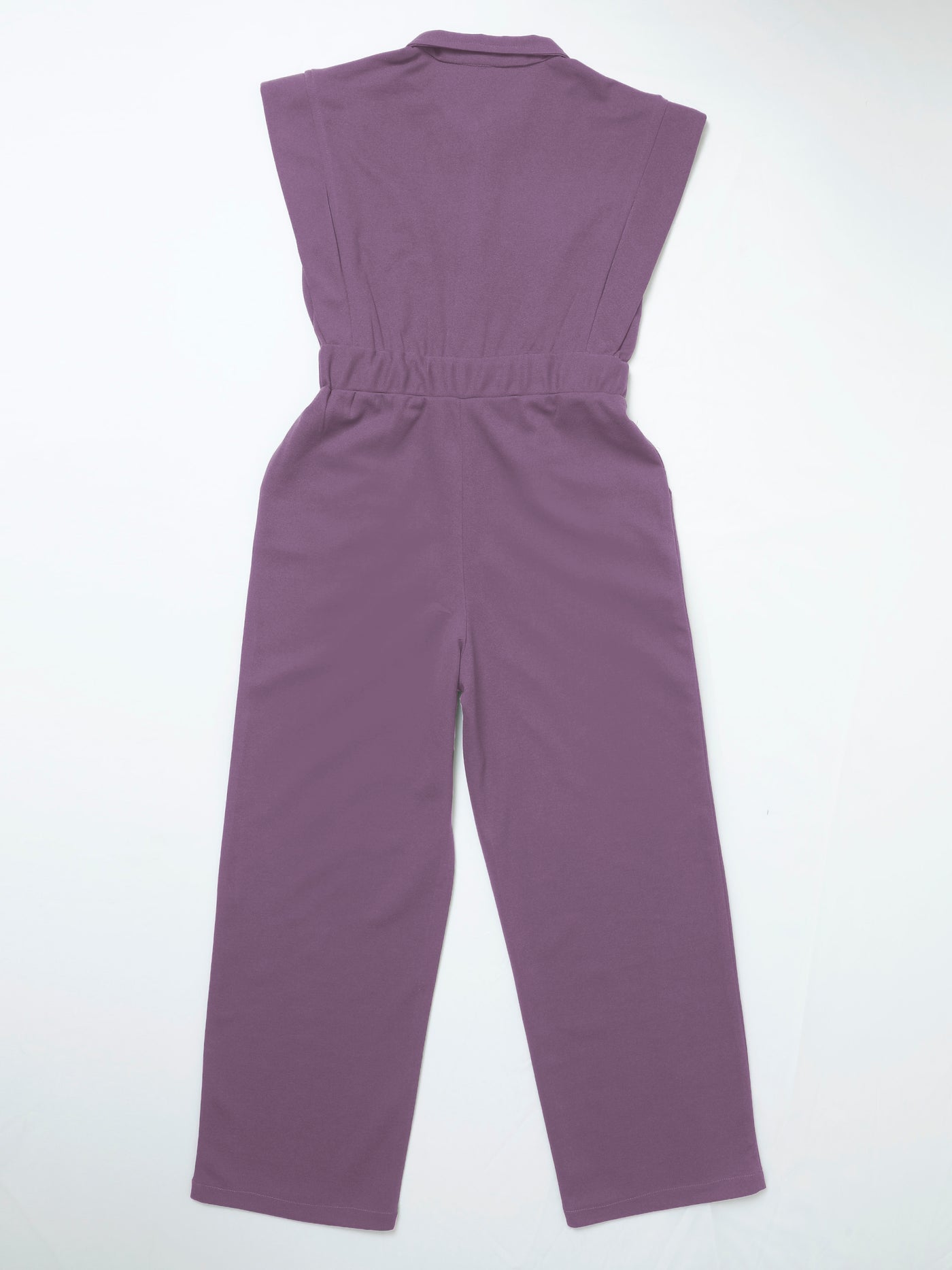 Athena Girl Mauve Solid Jumpsuit