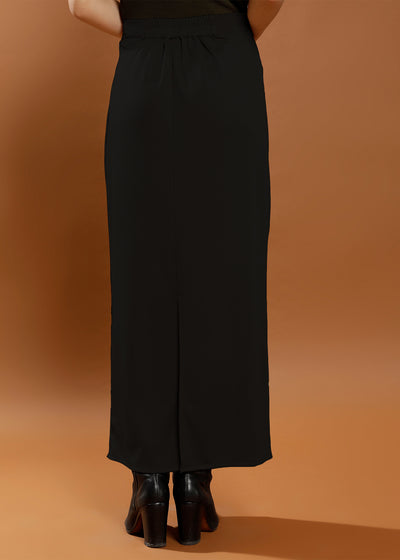 Athena Immutable Ribbed Straight Maxi Skirt