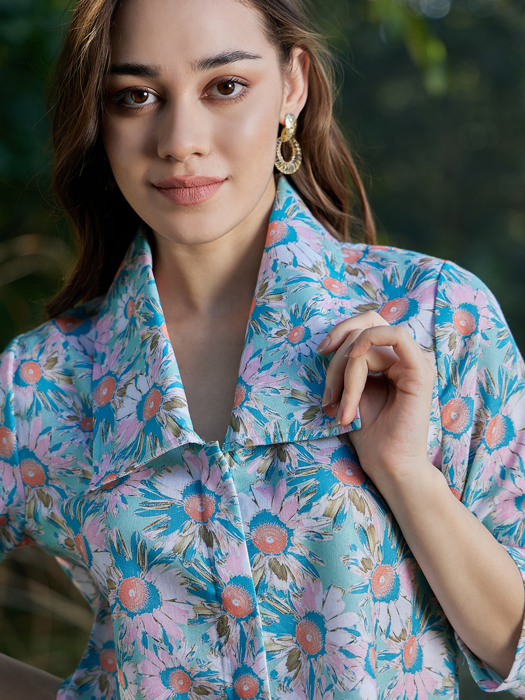 Athena Floral Printed Shirt With Trousers Co-Ords - Athena Lifestyle