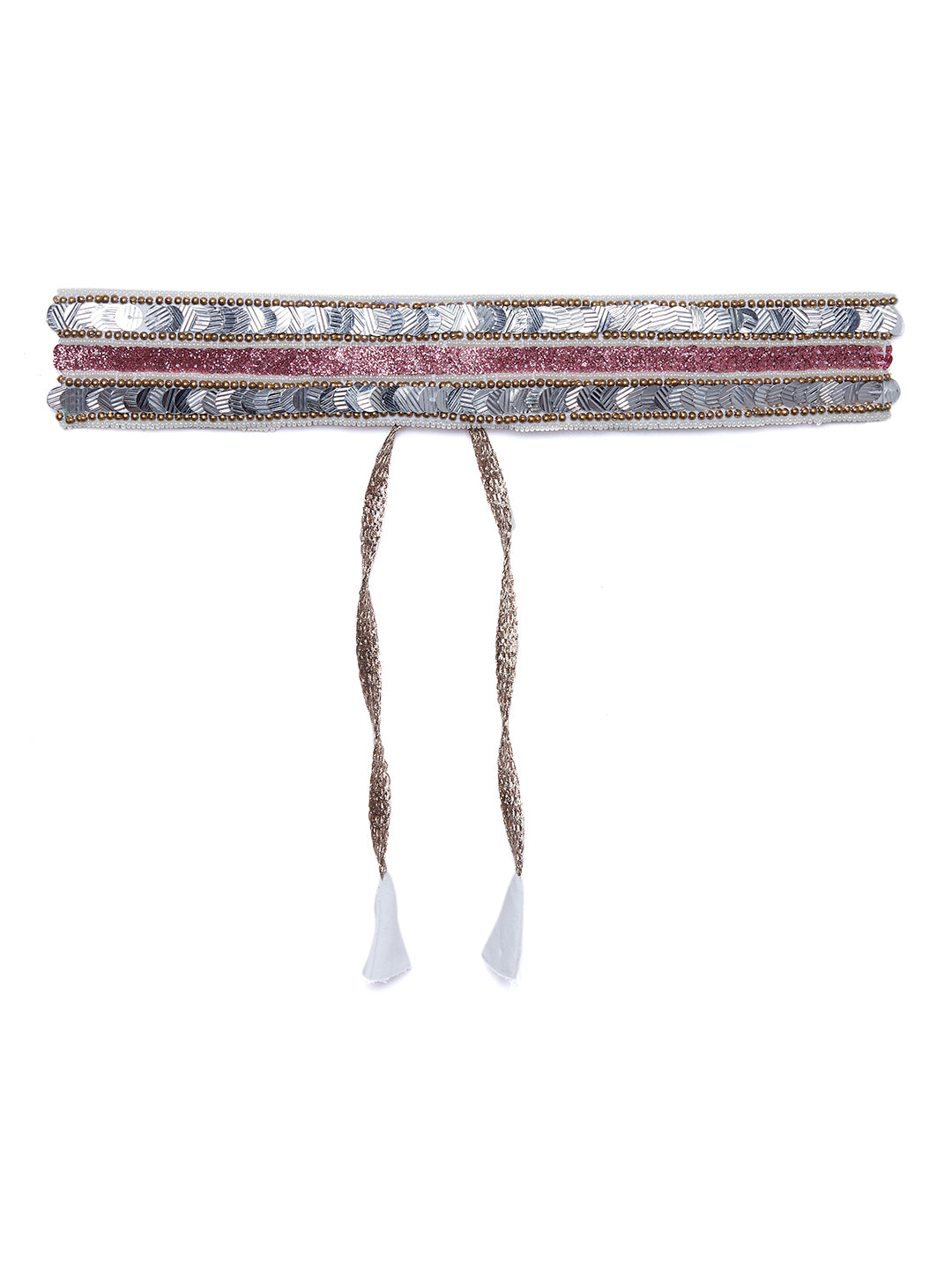Athena Women Silver-Toned Embellished Belt - Athena Lifestyle